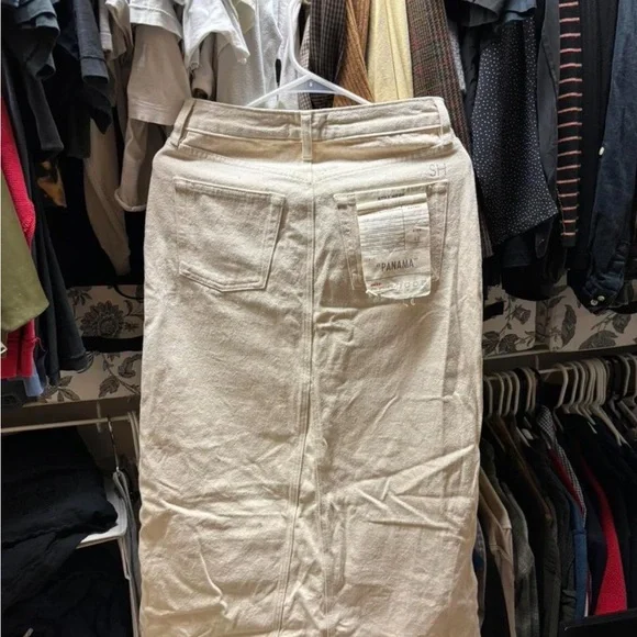 Still Here Panama skirt in bone - Picture 6 of 6